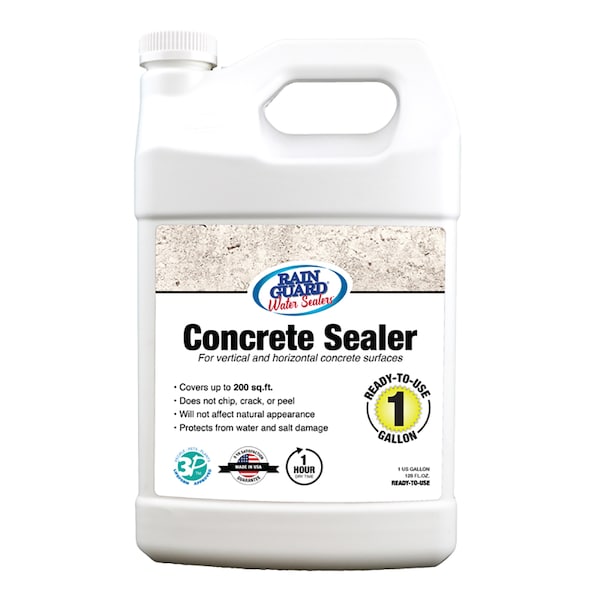 Rainguard Brands 1 Gal. Concrete Sealer, Natural Finish, Clear SP4004
